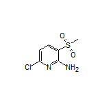 2-Amino-6-chloro-3-(methylsulfonyl)pyridine