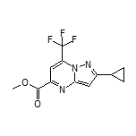 Methyl 2-Cyclopropyl-7-(trifluoromethyl)pyrazolo[1,5-a]pyrimidine-5-carboxylate