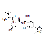 (2S,4R)-1-[(S)-2-Amino-3,3-dimethylbutanoyl]-4-hydroxy-N-[2-hydroxy-4-(4-methyl-5-thiazolyl)benzyl]pyrrolidine-2-carboxamide Hydrochloride
