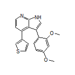 3-(2,4-Dimethoxyphenyl)-4-(3-thienyl)-7-azaindole