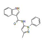 N-(3-Methyl-1-phenyl-5-pyrazolyl)-1H-indole-3-carboxamide