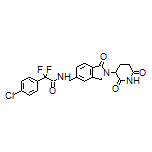 2-(4-Chlorophenyl)-N-[[2-(2,6-dioxo-3-piperidyl)-1-oxoisoindolin-5-yl]methyl]-2,2-difluoroacetamide