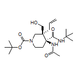 (3R,4S)-4-Acetamido-3-allyl-1-Boc-N-(tert-butyl)-3-(hydroxymethyl)piperidine-4-carboxamide