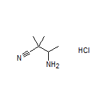 3-Amino-2,2-dimethylbutanenitrile Hydrochloride