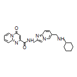 N-[[6-[[(Cyclohexylmethyl)amino]methyl]imidazo[1,2-a]pyridin-2-yl]methyl]-4-oxo-4H-pyrido[1,2-a]pyrimidine-2-carboxamide