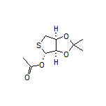 2,2-Dimethyltetrahydrothieno[3,4-d][1,3]dioxol-4-yl (3aR,4R,6aS)-Acetate