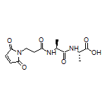 (S)-2-[(S)-2-[3-(2,5-Dioxo-2,5-dihydro-1-pyrrolyl)propanamido]propanamido]propanoic Acid