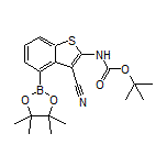 2-(Boc-amino)-3-cyanobenzo[b]thiophene-4-boronic Acid Pinacol Ester