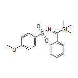 (E)-4-Methoxy-N-[phenyl(trimethylsilyl)methylene]benzenesulfonamide