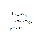 4-Bromo-6-iodoisoquinolin-1-ol