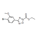 Ethyl 3-(4-Bromo-3-methoxyphenyl)-1,2,4-oxadiazole-5-carboxylate