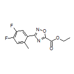 Ethyl 3-(4,5-Difluoro-2-methylphenyl)-1,2,4-oxadiazole-5-carboxylate