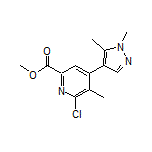 Methyl 6-Chloro-4-(1,5-dimethyl-4-pyrazolyl)-5-methylpicolinate