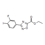 Ethyl 3-(3-Fluoro-4-iodophenyl)-1,2,4-oxadiazole-5-carboxylate