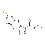 Ethyl 3-(4-Chloro-2-fluorobenzyl)-1,2,4-oxadiazole-5-carboxylate
