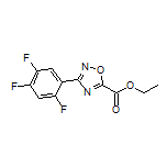Ethyl 3-(2,4,5-Trifluorophenyl)-1,2,4-oxadiazole-5-carboxylate