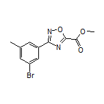 Methyl 3-(3-Bromo-5-methylphenyl)-1,2,4-oxadiazole-5-carboxylate
