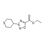 Ethyl 3-(Tetrahydro-2H-thiopyran-4-yl)-1,2,4-oxadiazole-5-carboxylate