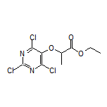 Ethyl 2-[(2,4,6-Trichloro-5-pyrimidinyl)oxy]propanoate