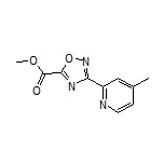 Methyl 3-(4-Methyl-2-pyridyl)-1,2,4-oxadiazole-5-carboxylate
