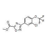 Methyl 3-[3-Chloro-4-(trifluoromethoxy)phenyl]-1,2,4-oxadiazole-5-carboxylate