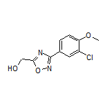 [3-(3-Chloro-4-methoxyphenyl)-1,2,4-oxadiazol-5-yl]methanol