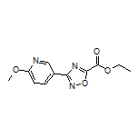 Ethyl 3-(6-Methoxy-3-pyridyl)-1,2,4-oxadiazole-5-carboxylate