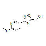 [3-(6-Methoxy-3-pyridyl)-1,2,4-oxadiazol-5-yl]methanol