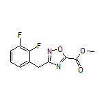 Methyl 3-(2,3-Difluorobenzyl)-1,2,4-oxadiazole-5-carboxylate