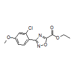 Ethyl 3-(2-Chloro-4-methoxyphenyl)-1,2,4-oxadiazole-5-carboxylate