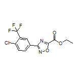 Ethyl 3-[4-Chloro-3-(trifluoromethyl)phenyl]-1,2,4-oxadiazole-5-carboxylate