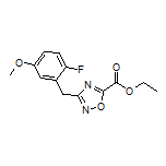 Ethyl 3-(2-Fluoro-5-methoxybenzyl)-1,2,4-oxadiazole-5-carboxylate