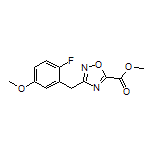 Methyl 3-(2-Fluoro-5-methoxybenzyl)-1,2,4-oxadiazole-5-carboxylate