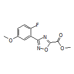 Methyl 3-(2-Fluoro-5-methoxyphenyl)-1,2,4-oxadiazole-5-carboxylate