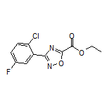 Ethyl 3-(2-Chloro-5-fluorophenyl)-1,2,4-oxadiazole-5-carboxylate