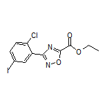 Ethyl 3-(2-Chloro-5-iodophenyl)-1,2,4-oxadiazole-5-carboxylate