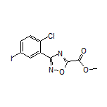 Methyl 3-(2-Chloro-5-iodophenyl)-1,2,4-oxadiazole-5-carboxylate