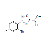 Methyl 3-(2-Bromo-4-methylphenyl)-1,2,4-oxadiazole-5-carboxylate
