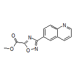 Methyl 3-(6-Quinolyl)-1,2,4-oxadiazole-5-carboxylate