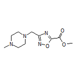 Methyl 3-[(4-Methyl-1-piperazinyl)methyl]-1,2,4-oxadiazole-5-carboxylate