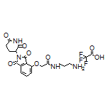 N-(3-Aminopropyl)-2-[[2-(2,6-dioxo-3-piperidyl)-1,3-dioxo-4-isoindolinyl]oxy]acetamide Trifluoroacetate