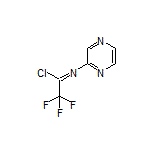 2,2,2-Trifluoro-N-(2-pyrazinyl)acetimidoyl Chloride