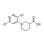 1-(3,6-Dichloro-4-pyridazinyl)piperidine-3-carboxylic Acid