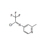 2,2,2-Trifluoro-N-(2-methyl-4-pyridyl)acetimidoyl Chloride