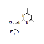N-(4,6-Dimethyl-2-pyrimidinyl)-2,2,2-trifluoroacetimidoyl Chloride