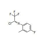 2,2,2-Trifluoro-N-(4-fluoro-2-methylphenyl)acetimidoyl Chloride