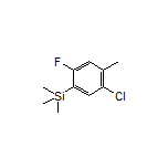 (5-Chloro-2-fluoro-4-methylphenyl)trimethylsilane