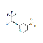 2,2,2-Trifluoro-N-(4-nitro-2-pyridyl)acetimidoyl Chloride