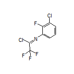 N-(3-Chloro-2-fluorophenyl)-2,2,2-trifluoroacetimidoyl Chloride