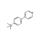 4-[4-(Trimethylsilyl)phenyl]pyridine